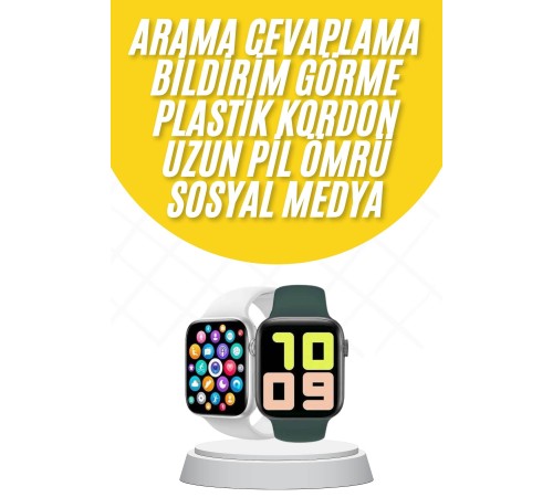 Akıllı Saat Uyku ve Sağlık Takibi Arama Cevaplama 44 MM Amoled Ekran Akıllı Saat Uyku ve Sağlık Takibi Arama Cevaplama 44 MM Amoled Ekran