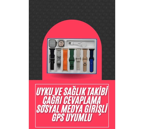 Akıllı Saat Unisex Akıllı Saat Çoklu Kordon Seçeneği Çelik Kordon Plastik Kordon