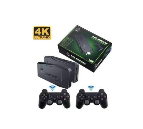 Game Stick El Atarisi 2.4g Kablosuz Çift Kol Oyunlar 4k Game Stick 3500 Oyunlu Atari Uyumlu