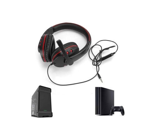 Mikrofonlu  Kulaklık  Kulaklığı Yüksek Ses Kaliteli Stereo Yumuşak Yastıklar