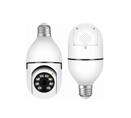 Akıllı Kamera Wifi Kamera Duylu Ampul Görünümlü 360 Derece Dönebilen Ev Kamerası Akıllı Kamera Wifi Kamera Duylu Ampul Görünümlü 360 Derece Dönebilen Ev Kamerası