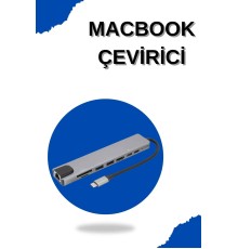 Çevirici Dönüştürücü Adaptör Macbook 3 In 1 Type-C To Hdmı USB 3.0