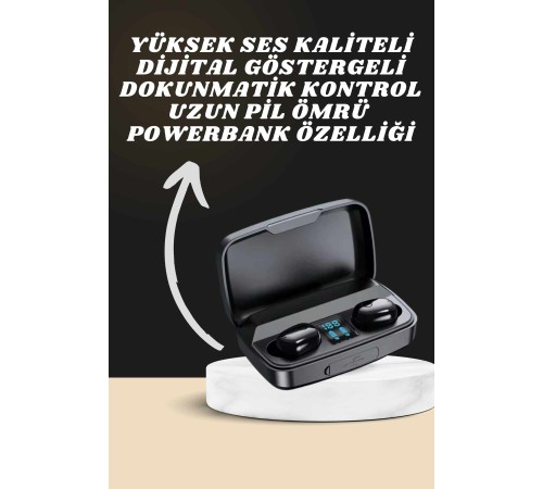 Yeni Nesil Akıllı Saat ve Bluetooth Kulaklık Kampanyası Dokunmatik Kare 7 Kordonlu