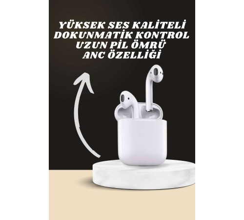 7 Kordonlu Akıllı Saat Ve 2.Nesil Kulaklık Yüksek Ses Kaliteli Uzun Pil Ömrü