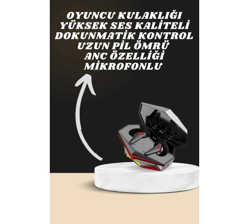 7 Kordonlu Akıllı Saat Ve Oyuncu Kulaklığı Bluetooth Bağlantılı Android ve İOS Uyumlu