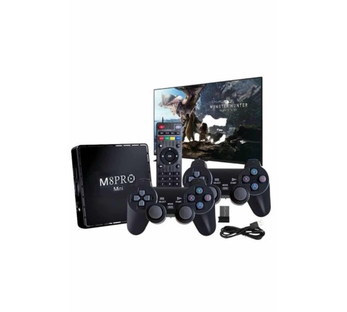 M8 PRO MINI 4 8 10 K HD HDR Android Tv 5G Retro 10000 Oyunlu