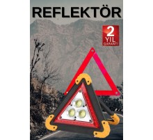 Solar Şarjlı Çok Fonksiyonlu Reflektör Işıklı Ikaz Lambası Acil Durum Reflektörü Acil Durum Uyarı Lambası