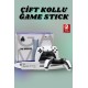 Çift Oyun Kollu 4K HD Ekran Nostaljik 20.000 Oyunlu Beyaz Game Stick