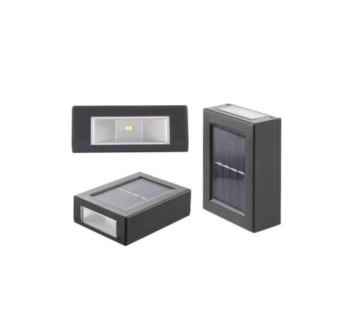 Dekoratif Duvar Lambası Solar Güneş Enerjili Bahçe Aydınlatması