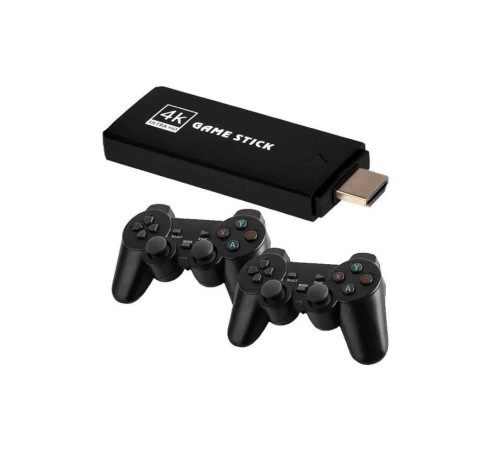 2 Kollu Kablosuz 2.4G Retro Oyunlar 4k Game Stick 3500 Oyun Atari