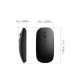 Siyah Wireless Kablosuz Sessiz Mouse Bluetooth Bağlantılı