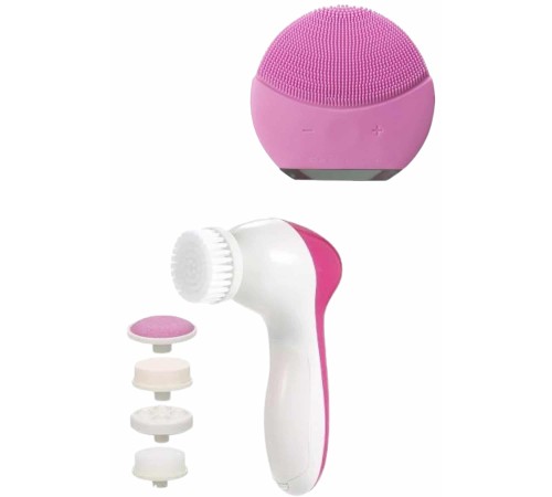İkili Cilt Bakım Seti 5 Başlıklı Yüz Temizleme ve Masaj Aleti Canlandırıcı ve Onarıcı