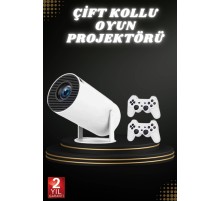 Taşınabilir Android Projeksiyon Ayaklı Çift Kollu 4K Çözünürlüklü Sinema Projeksiyonu