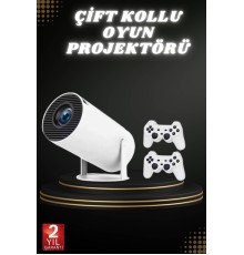 Taşınabilir Android Projeksiyon Ayaklı Çift Kollu 4K Çözünürlüklü Sinema Projeksiyonu