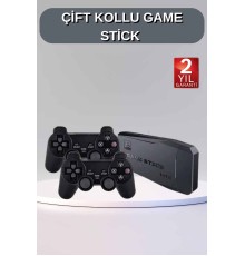 Game Stick 20000 Oyun Kablosuz Çift Kol Retro Oyunlar Game Stick Atari 2.4g 4K