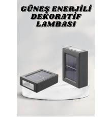 Bahçe Aydınlatması Solar Güneş Enerjili Dekoratik Led Işıklı Lamba