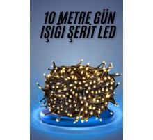 Led Işık Ağaç Süsleme Ampüllü Dekoratif Aydınlatma 10 Metre Gün Işığı
