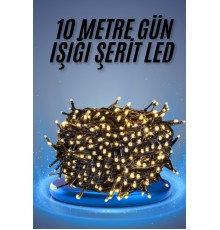 Led Işık Ağaç Süsleme Ampüllü Dekoratif Aydınlatma 10 Metre Gün Işığı