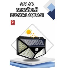 Bahçe Lambası Bahçe Aydınlatma Sensörlü Suya Dayanıklı 100 Led