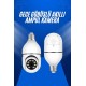 Ev Kamerası Wifi Kamerası Gece Görüşlü Akıllı Ampül Kamera