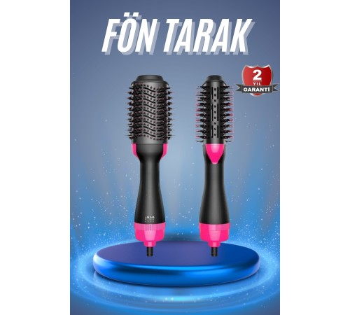 Saç Kurutma Makinesi Saç Düzleştirici Fön Tarak Isı Ayarlı Sıkı Dişli