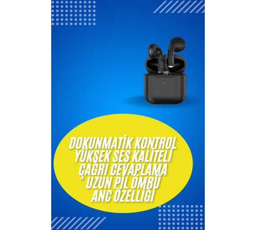 En Çok Tercih Edilen Bluetooth Kulaklık Mikrofonlu Silikonsuz Dokunmatik Kontrol