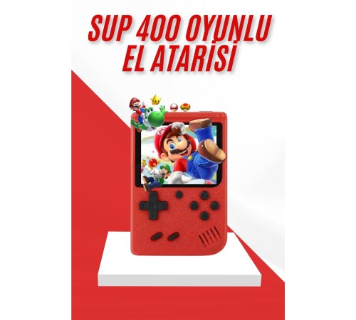 Nostalji Oyunlu Mini Atari Gamebox 400 Oyunlu El Atarisi