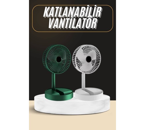 Katlanabilir Usb Şarjlı Masaüstü Soğutucu Mini Fan Telefon Tutucu