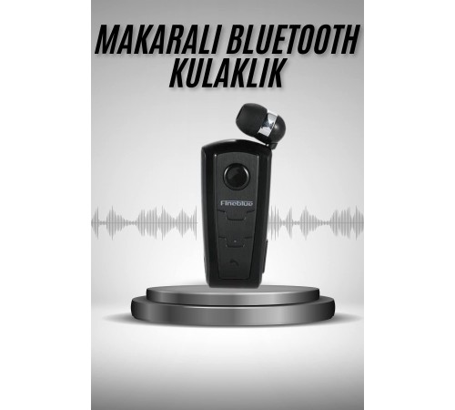 Makaralı Bluetooth Kulakiçi Yaka Kulaklığı Kablosuz Kulaklık