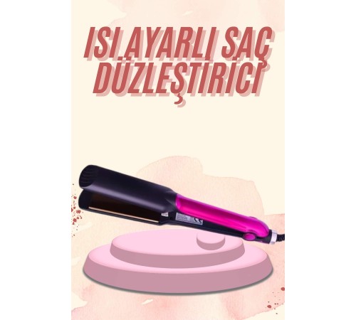 Saç Düzleştirici Seramik Kaplama Yüksek Isı Ayarlı Profesyonel 4 Kademeli 220 Decere