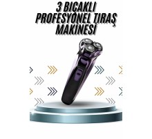 Günlük Kullanıma Uygun Profesyonel Tıraş Makinesi Döner Başlıklı