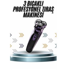 Günlük Kullanıma Uygun Profesyonel Tıraş Makinesi Döner Başlıklı