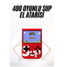 Çocuklara Özel Taşınabilir Sup El Atarisi 400 Oyunlu Nostaljik Oyun Konsolu