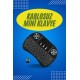 Işıklı Kablosuz Mini Klavye ve Dokunmatik Mouse Seti Türkçe Kablosuz