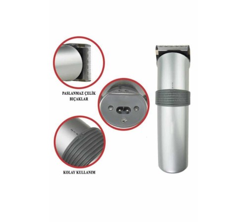 Hassas Ciltlere Özel Saç Sakal ve Vücut Kuaför Tipi Şarjlı Tıraş Makinesi