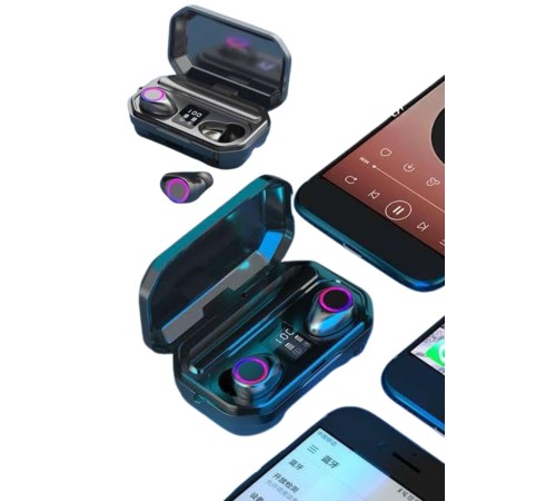 Yeni Nesil Bluetooth Kulaklık Uzun Pil Ömrü El Fenerli Dijital Şarj Göstergeli