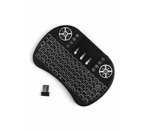 Kablosuz Türkçe Q Klavye RGB Işıklı Televizyon Ps3 Dokunmatik Mouse