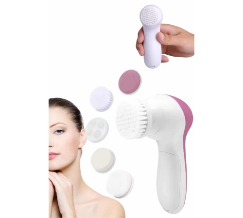 Cilt Temizleme ve Masaj Aleti 5 Başlıklı Akne ve Sivilce Önleyici