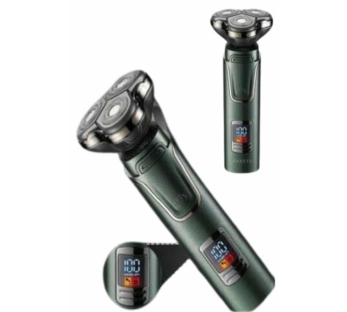 Dijital Göstergeli 3 Başlıklı Tıraş Makinesi Islak Kuru Lazer Öncesi Günlük