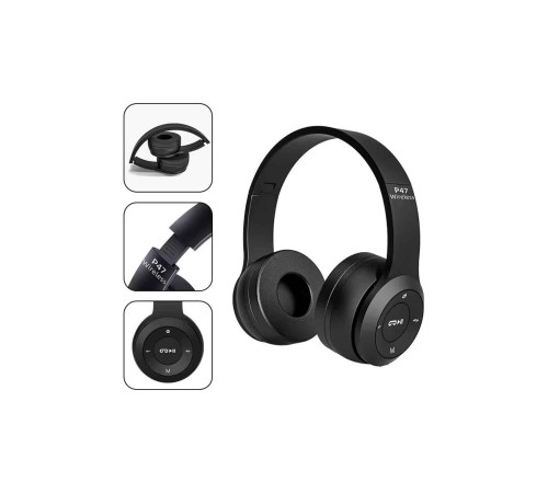 Kulak Üstü Bluetooth Kulaklık Yüksek Ses Kaliteli Ayarlanabilir