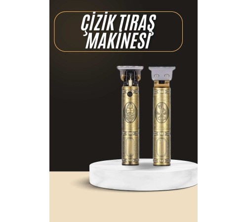 Tıraş Makinesi Şarjlı Çizik Tıraş Paslanmaz Çelik Bıçaklı 4 Taraklı