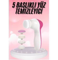 5 Başlıklı Titreşimli Cilt Temizleme Seti Canlandırıcı ve Onarıcı