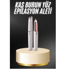 Unısex Şarjlı Kaş Bıyık Alma Epilatörü Hassas Ciltlere Özel Acısız