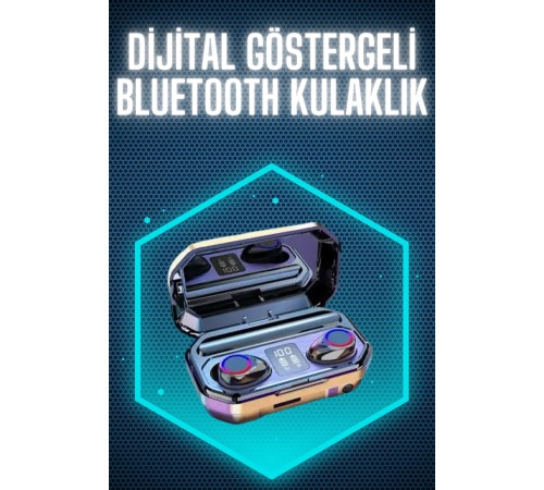 Bluetooth Kulaklık Android ve İOS Uyumlu ANC Özellikli Dijital Şarj Göstergeli