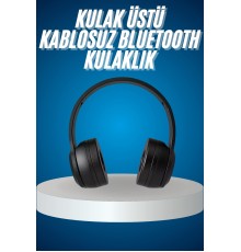 Wireless 5.0 Bluetooth Kablosuz Kulaklık ANC Özellikli Kulak Üstü Ayarlanabilir