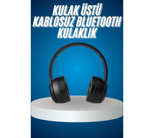 Wireless 5.0 Bluetooth Kablosuz Kulaklık ANC Özellikli Kulak Üstü Ayarlanabilir