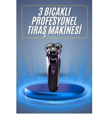 Tıraş Makinesi Hassas Ciltlere Özel Döner Başlıklı Pürüzsüz Görünüm