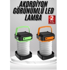 Kamp Feneri Lambası Solar Güneş Enerji Portatif Işıldak Şarjlı
