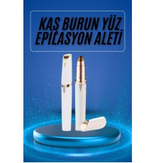 Kaş Bıyık Epilasyon Aleti İnce Uçlu Yüz Için Tüy Alıcı Pilli