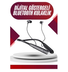 100 Saat Bluetooth Kulaklık Dijital Göstergeli ANC Özelliği Kablolu